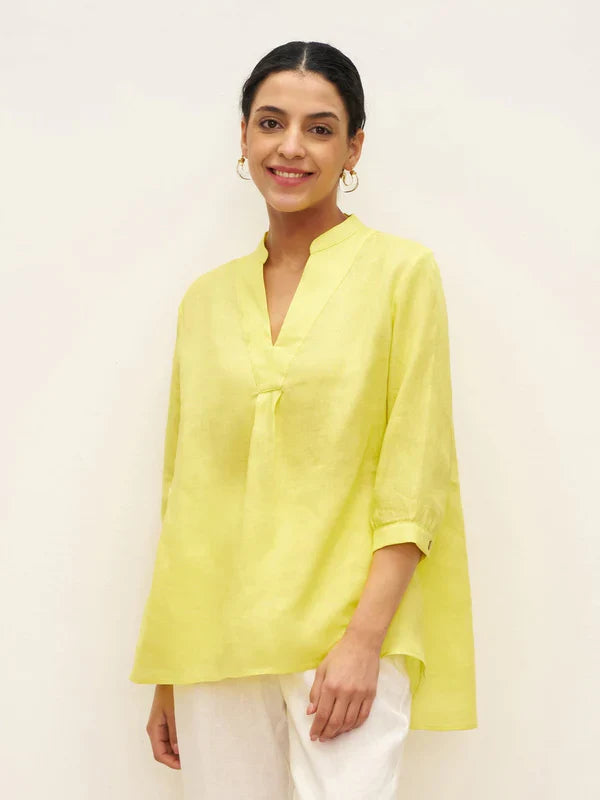 100% Linen Shirt Dress - JOANNA