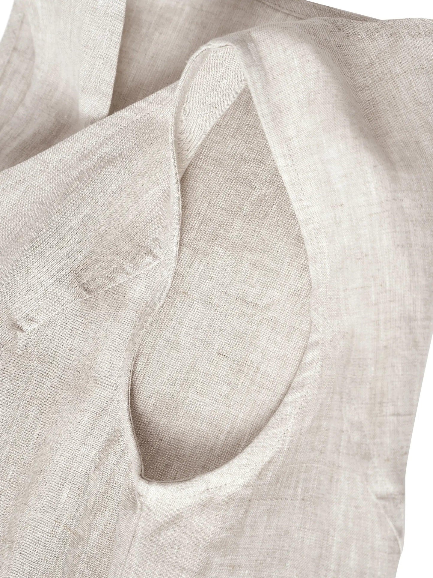 100% Linen Sleeveless Beach Dress - GIANA