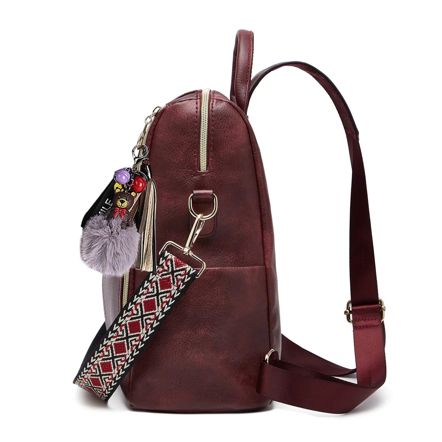 2-in-1 Luxury Leather Convertible Backpack + FREE Case