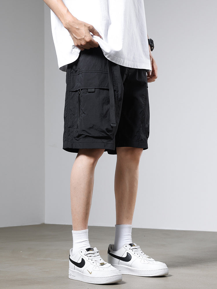 Men's Lightweight Nylon Cargo Shorts