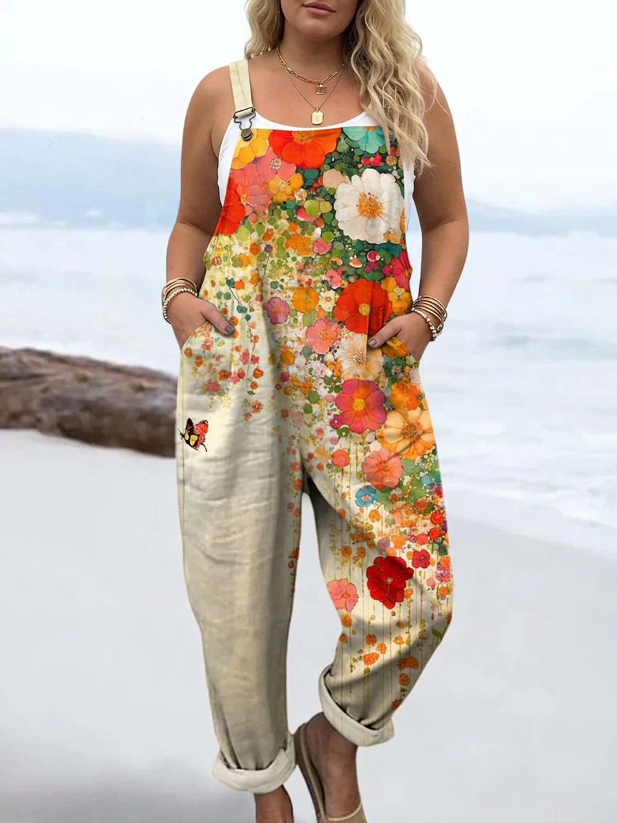 Breeze and Floral Jumpsuit