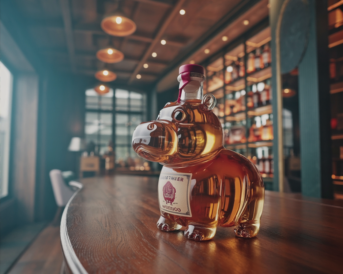 Whisky Bottle - Hippo Edition