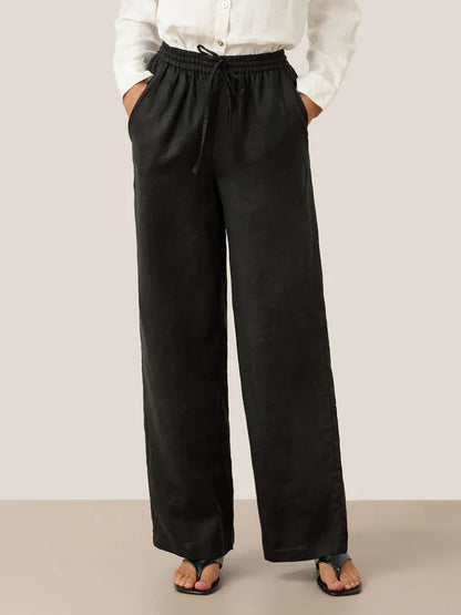 Pantalón clásico 100% lino LYON