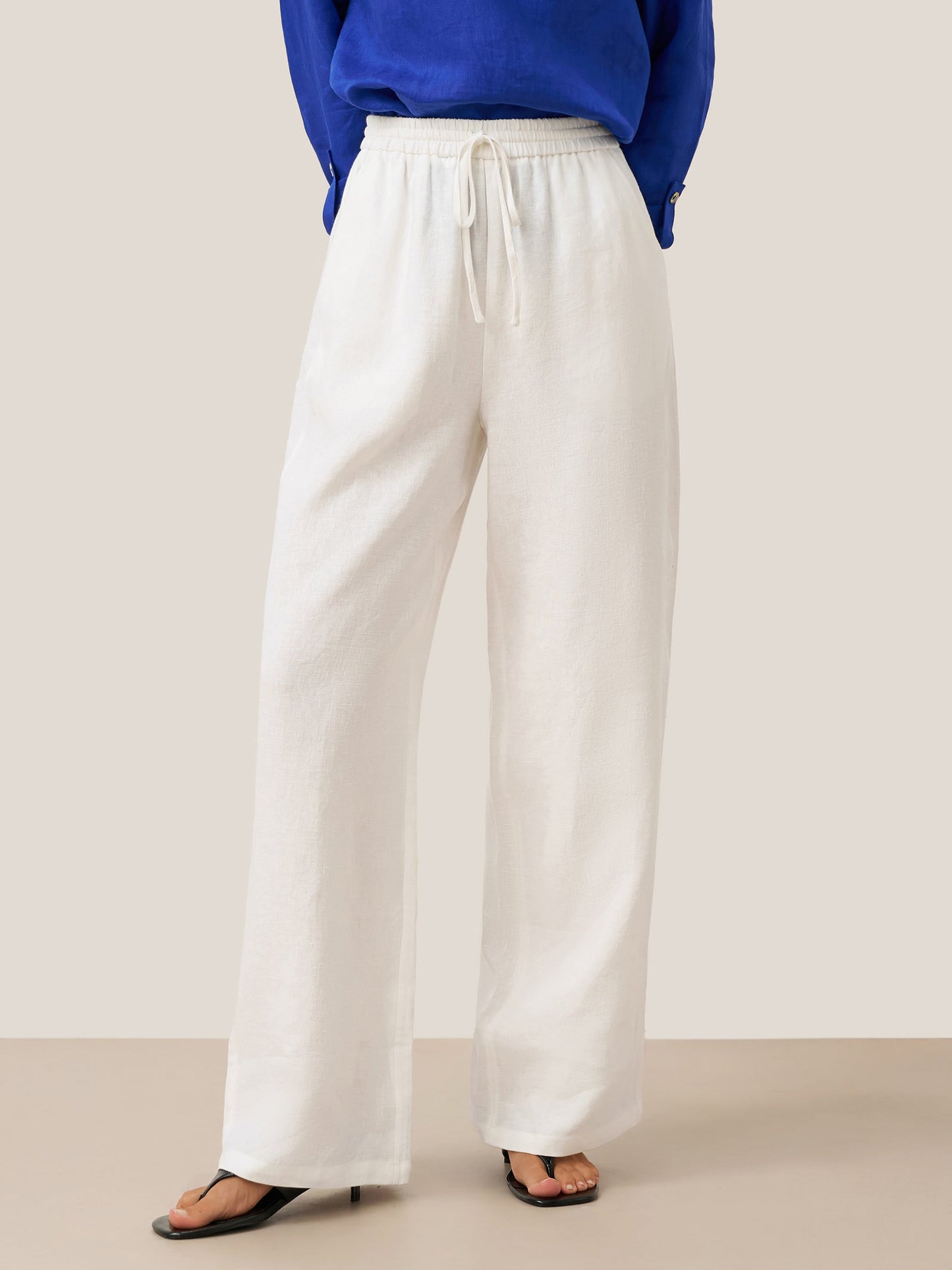 Pantalón clásico 100% lino LYON