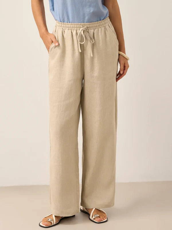 Pantalón clásico 100% lino LYON
