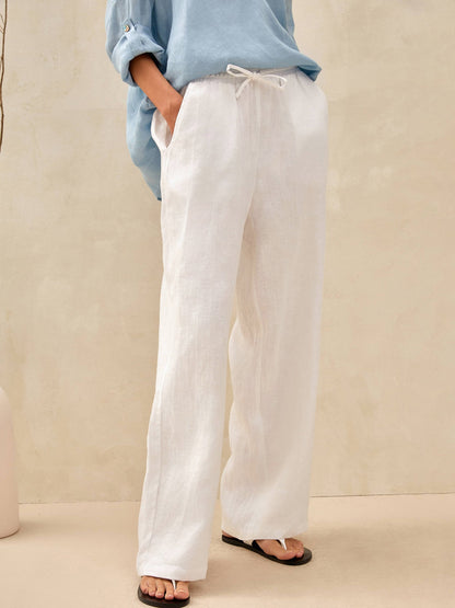 Pantalón clásico 100% lino LYON