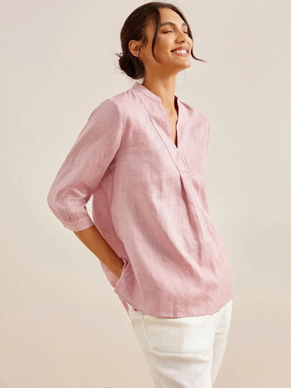Camisa de vestir de lino 100% JOANNA