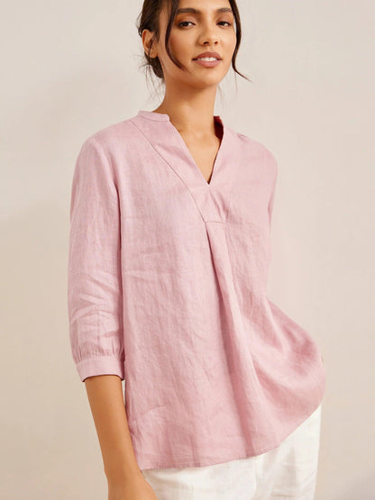 Camisa de vestir de lino 100% JOANNA