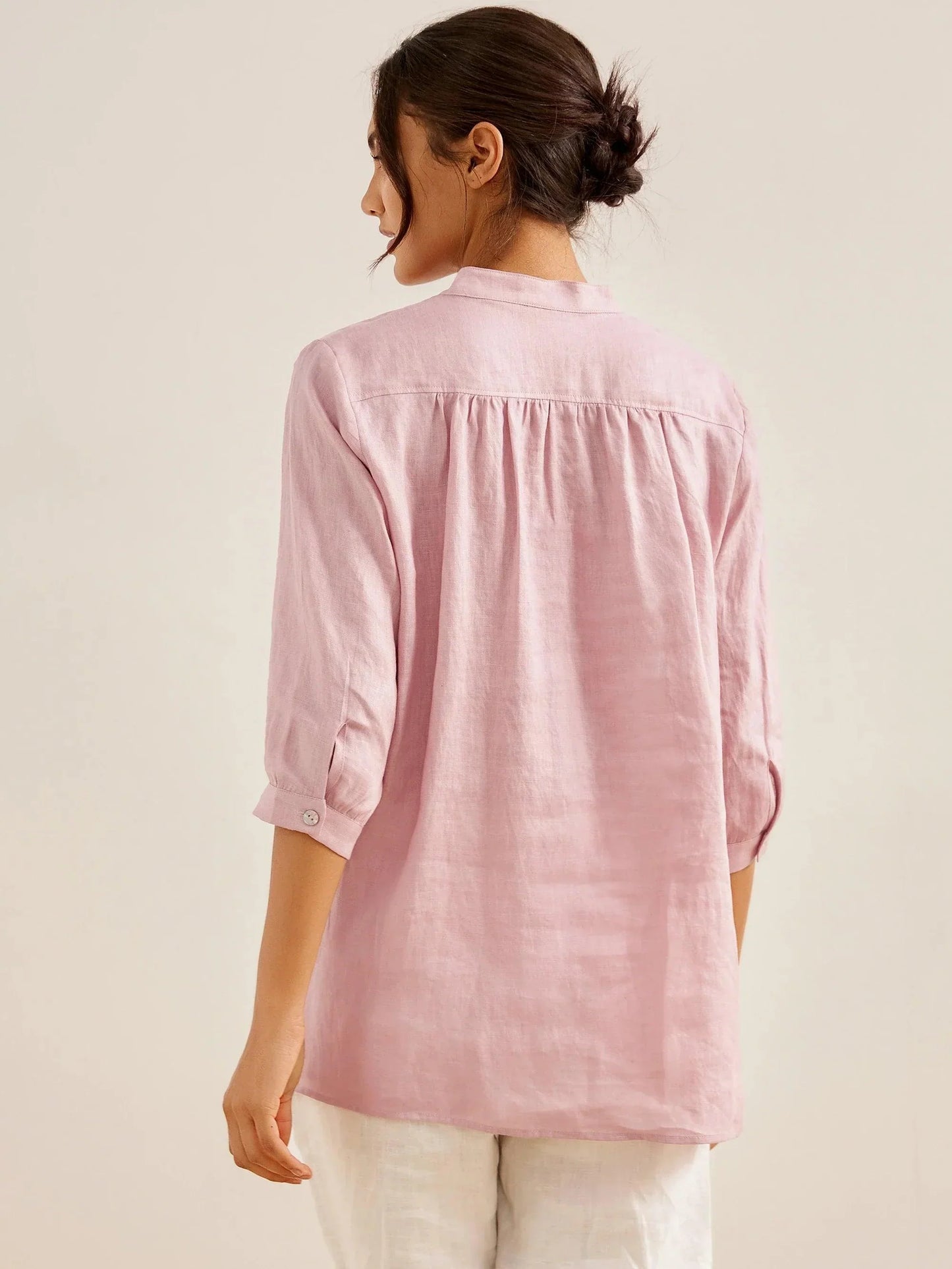 Camisa de vestir de lino 100% JOANNA