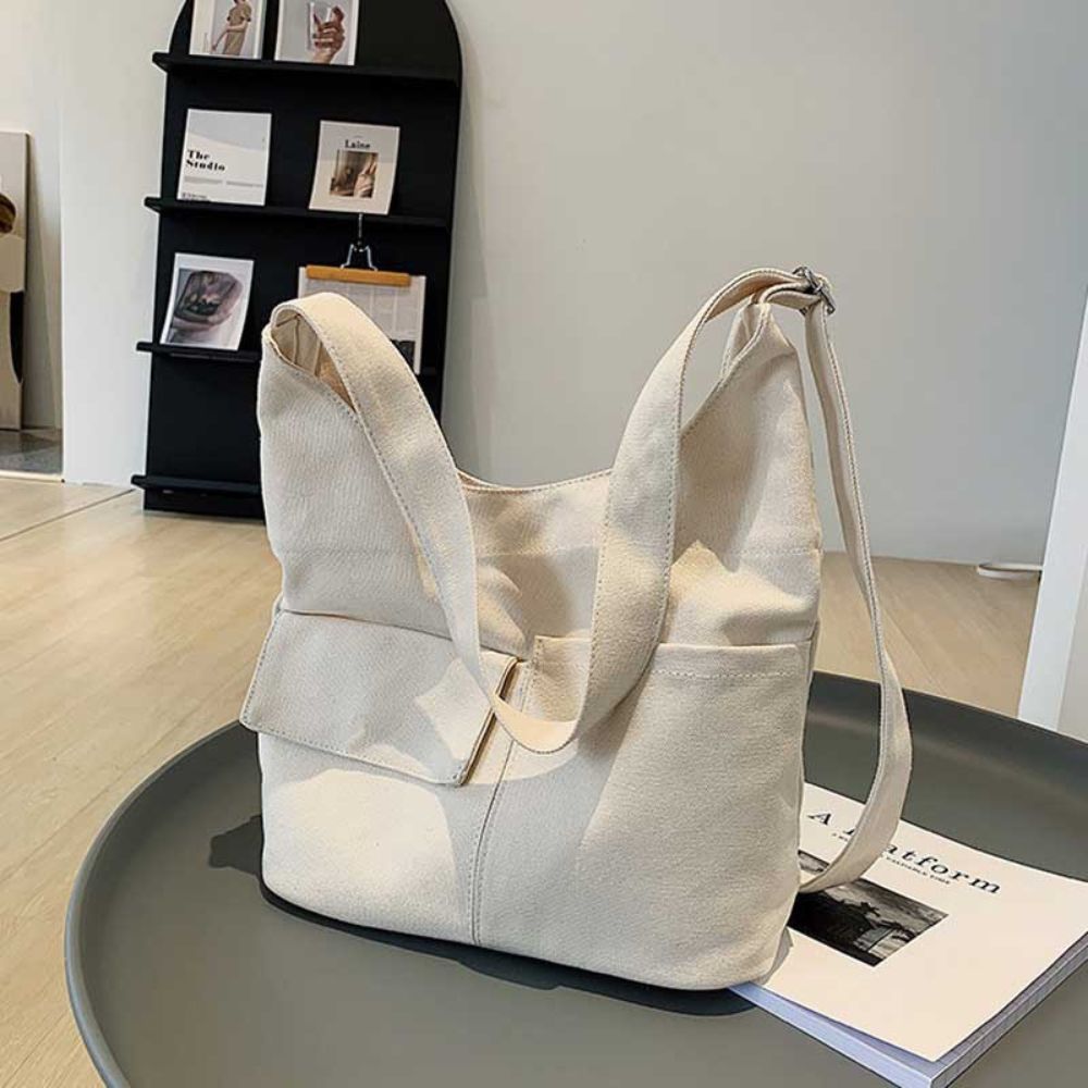 Bolso tote con múltiples bolsillos
