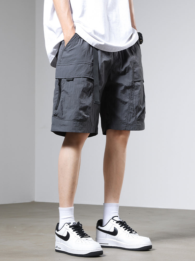 Men's Lightweight Nylon Cargo Shorts