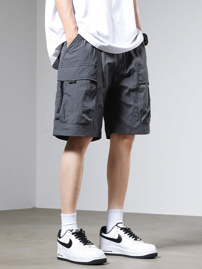 Men's Lightweight Nylon Cargo Shorts