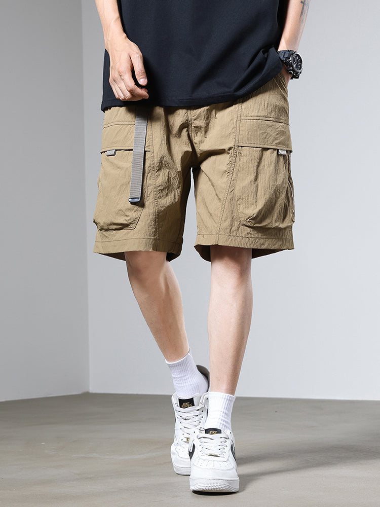 Men's Lightweight Nylon Cargo Shorts