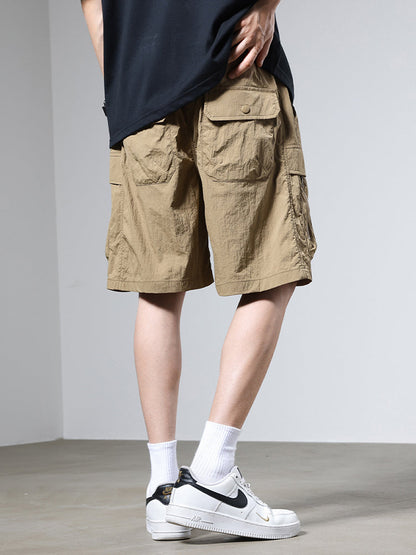 Men's Lightweight Nylon Cargo Shorts