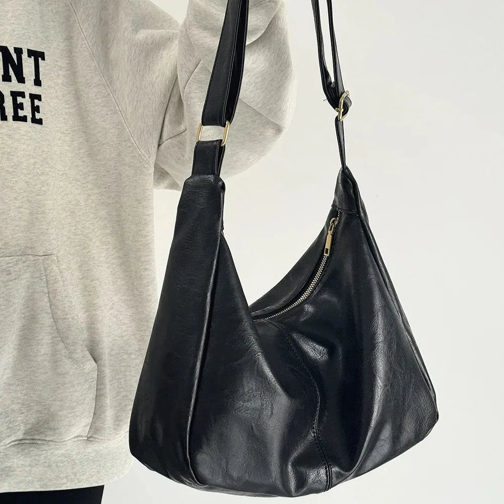 Bolso Vintage de Cuero - Fabricado en España
