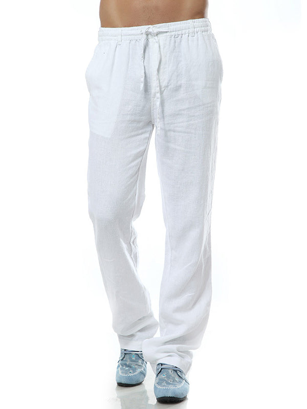 Men's Loose Casual 100% Linen Pants