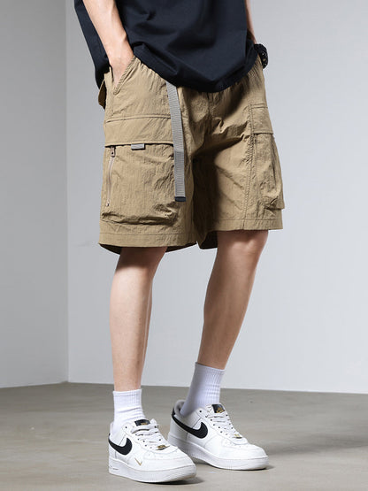 Men's Lightweight Nylon Cargo Shorts
