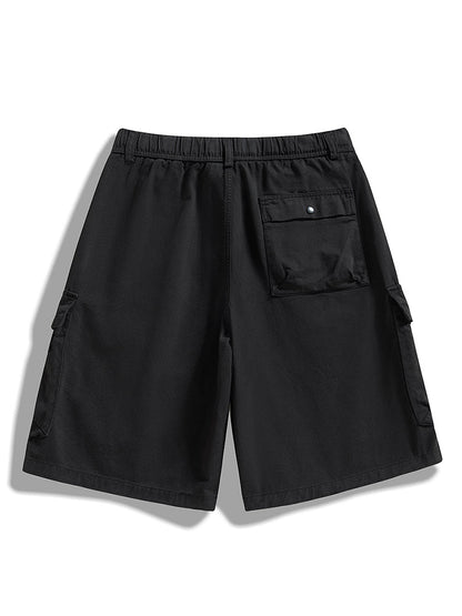 Men's Twill Cargo Shorts with Free Belt