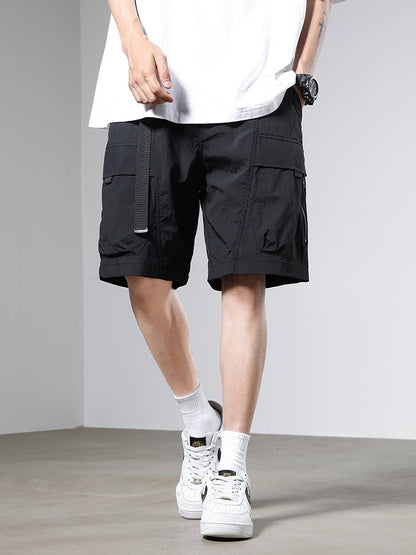 Men's Lightweight Nylon Cargo Shorts