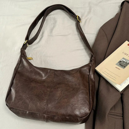 Bolso Vintage de Cuero - Fabricado en España
