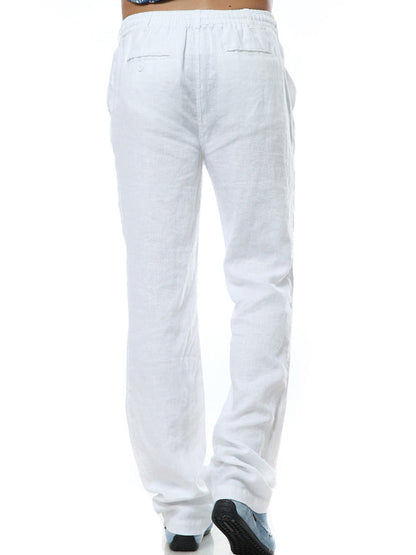 Men's Loose Casual 100% Linen Pants