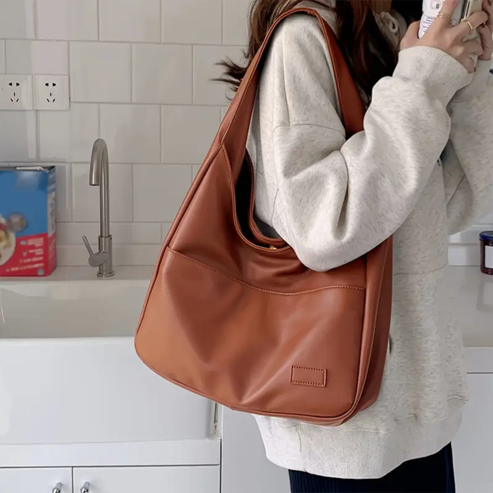 Lana™ Bolso tote de hombro minimalista