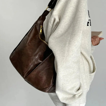 Bolso Vintage de Cuero - Fabricado en España