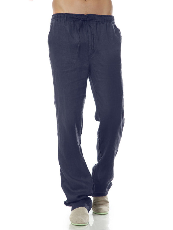 Men's Loose Casual 100% Linen Pants