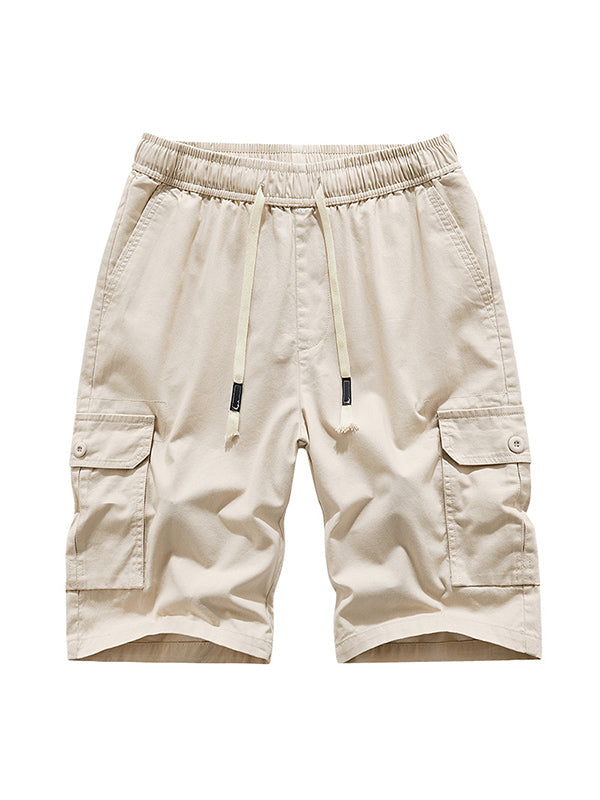 Men's Drawstring Cargo Shorts