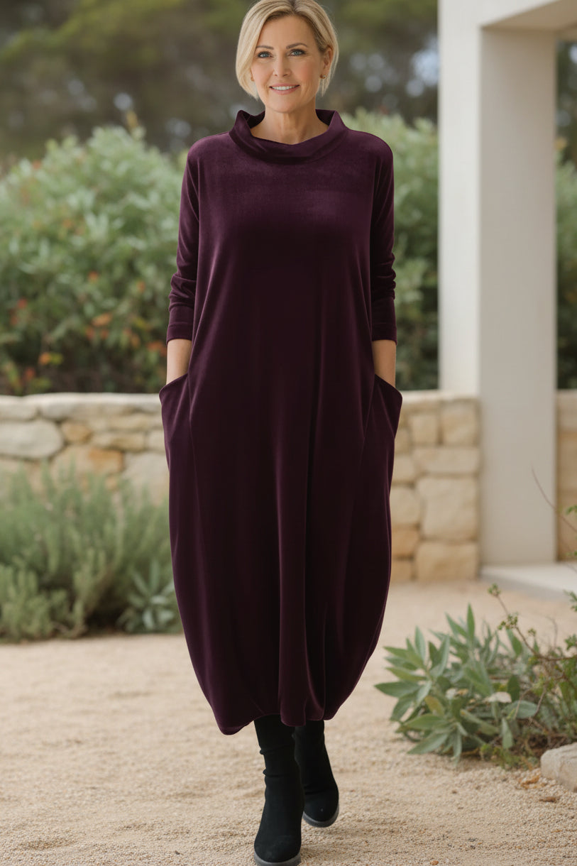 RORY - ELEGANTE VESTIDO DE TERCIOPELO
