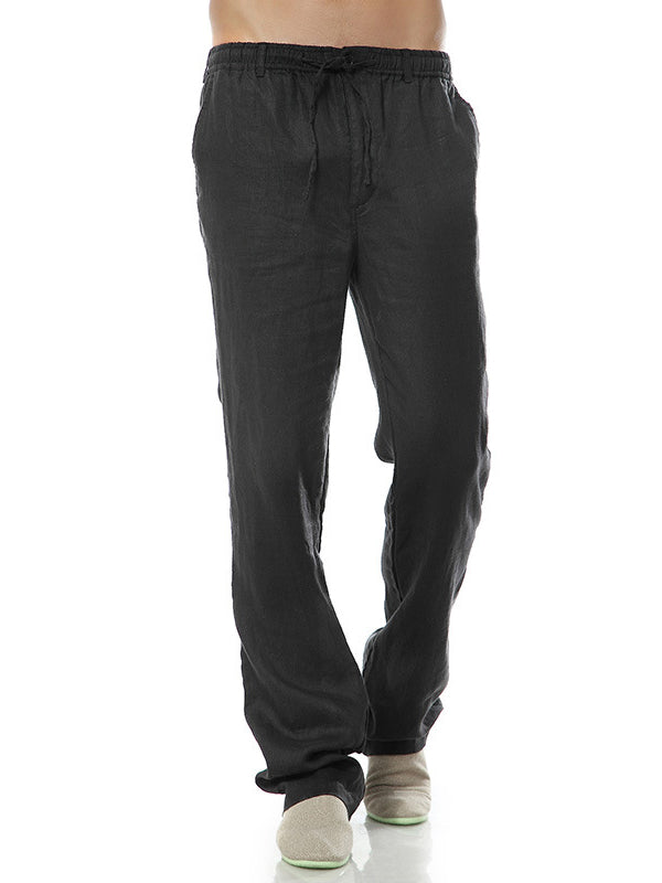 Men's Loose Casual 100% Linen Pants