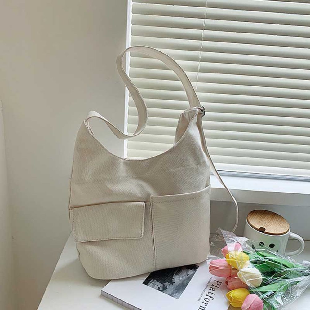 Bolso tote con múltiples bolsillos