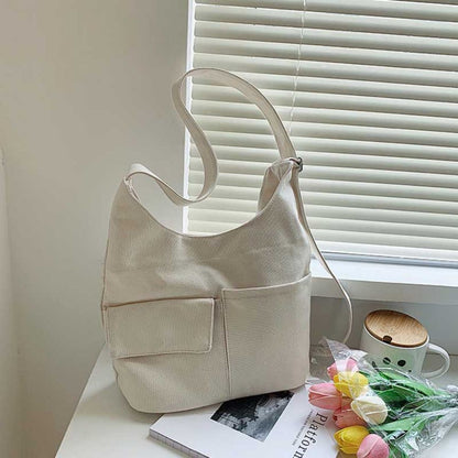 Bolso tote con múltiples bolsillos