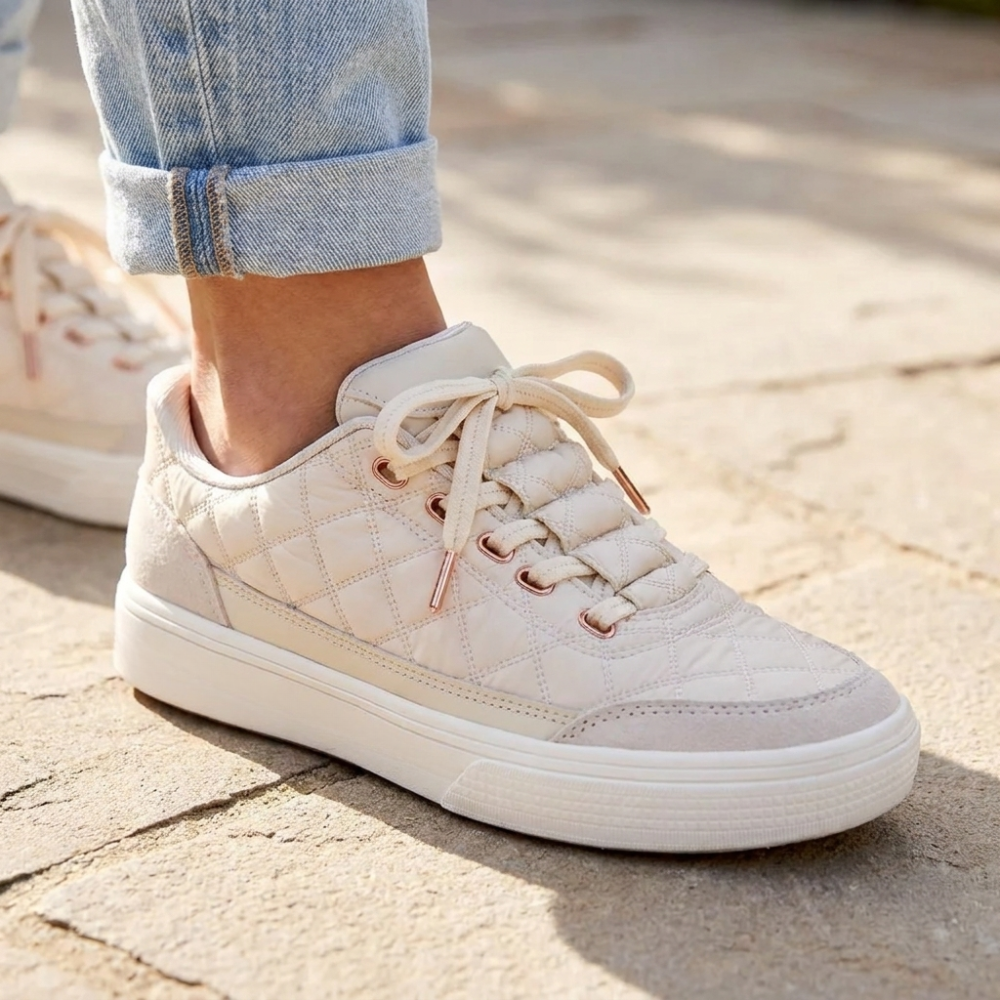 Quilted Cloud Sneakers – Walk Like You're on Air