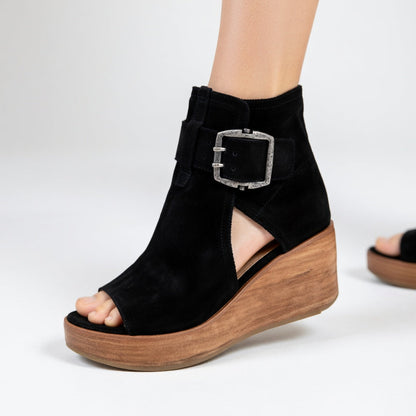 Orélisse™ - Botines Compensadas Abiertas Estilo Moderno