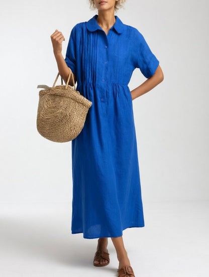 Vestido Camisero Fluido de Verano LYSANDRA