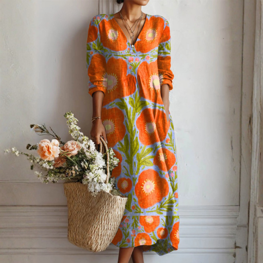 Claire™ - Vestido floral encantado