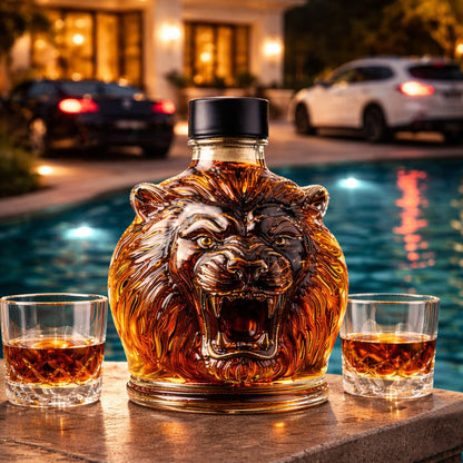 Whiskey Bottle - Lion Edition