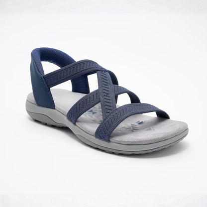 Reggae Knit Crossover Sandals – Slip On, Stay All Day