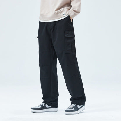Men's Cotton Loose-Fit Cargo Pants