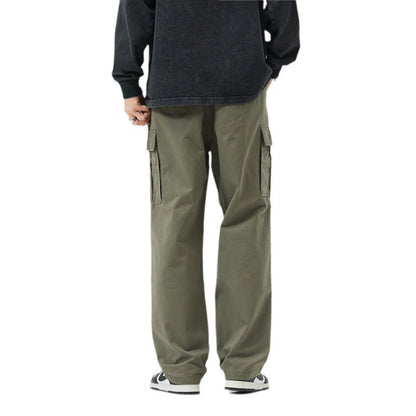 Men's Cotton Loose-Fit Cargo Pants
