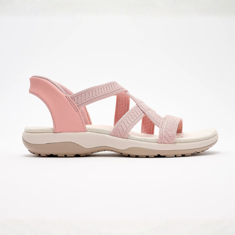 Reggae Knit Crossover Sandals – Slip On, Stay All Day