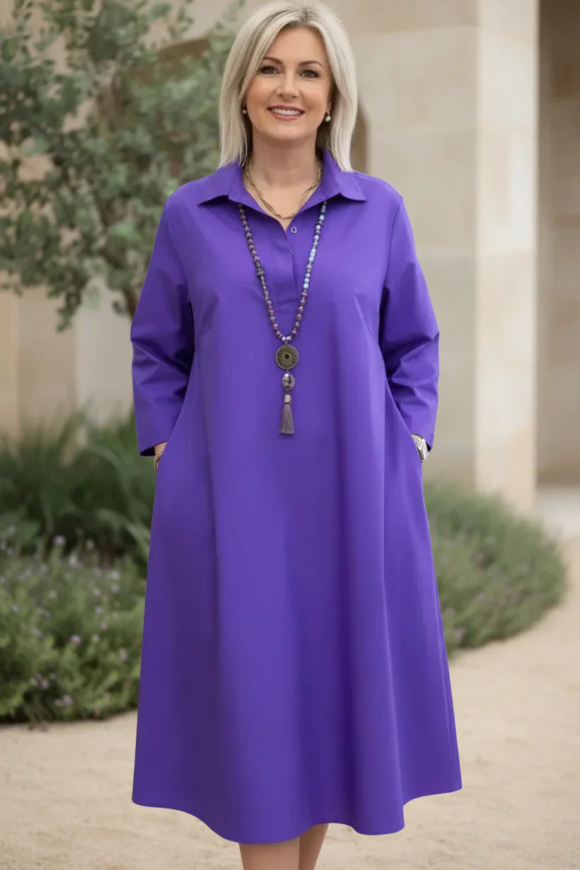 LARA - VESTIDO CAMISA RELAJADO