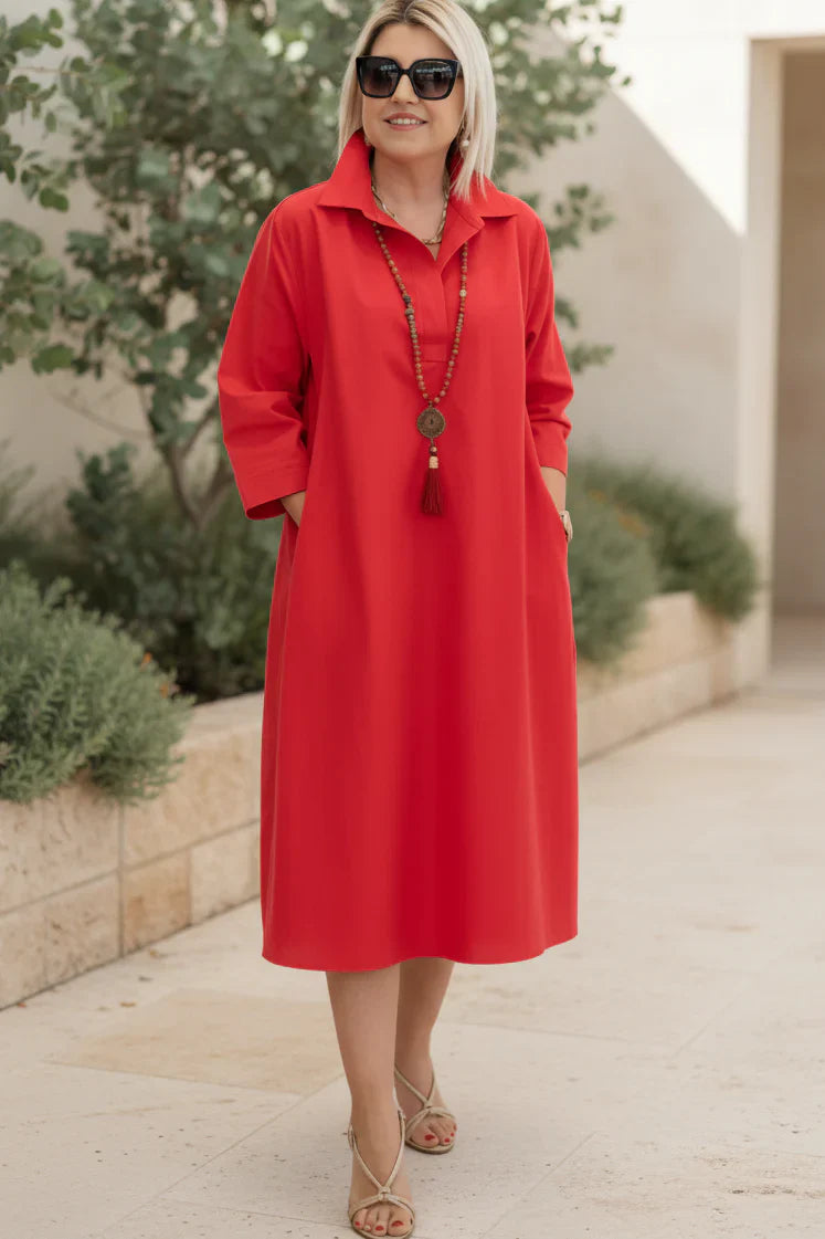 LARA - VESTIDO CAMISA RELAJADO