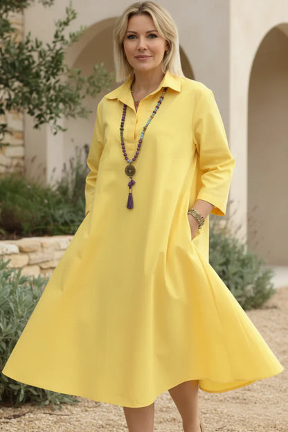 LARA - VESTIDO CAMISA RELAJADO