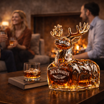 Jack Daniel's Whisky Bottle - Reindeer Edition