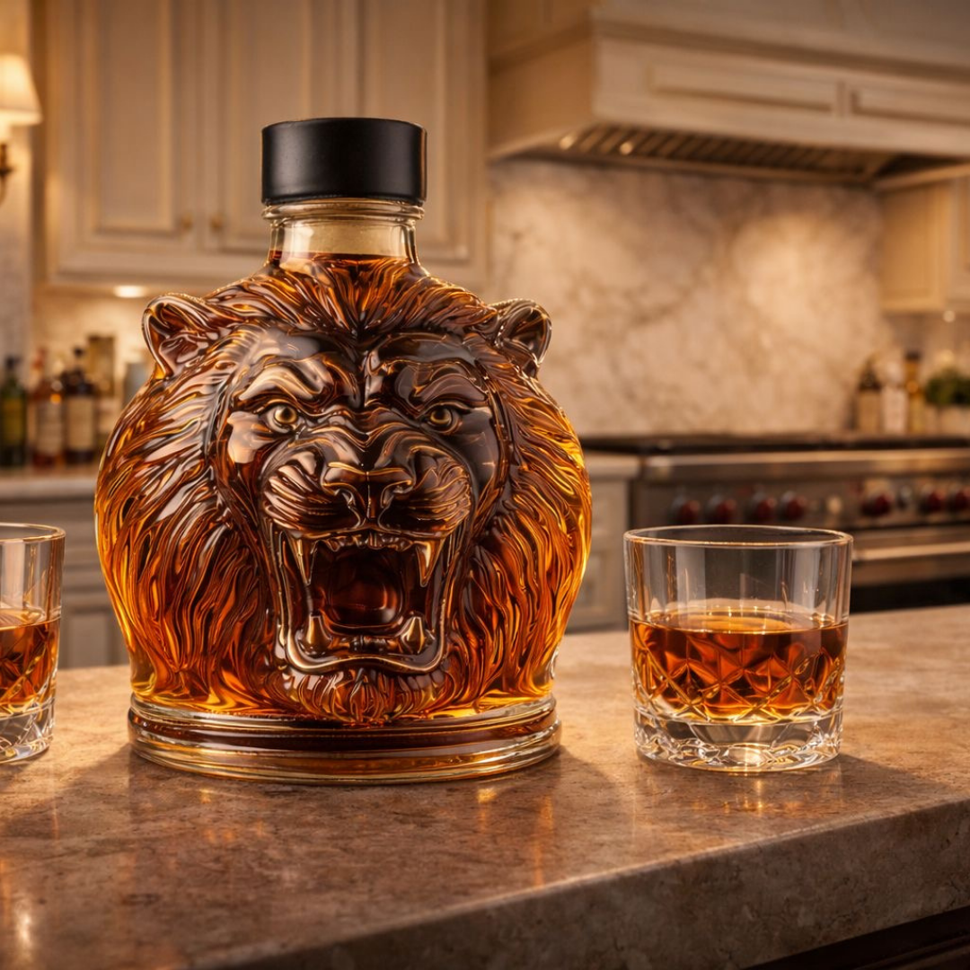 Whiskey Bottle - Lion Edition