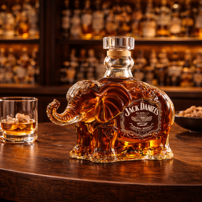 Jack Daniel's Whisky Bottle - Elephant Edition