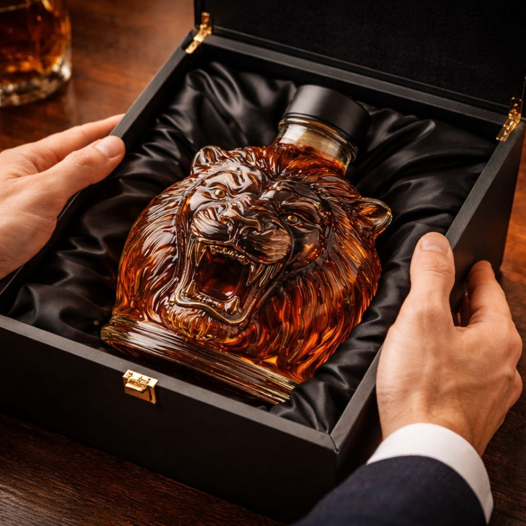 Whiskey Bottle - Lion Edition