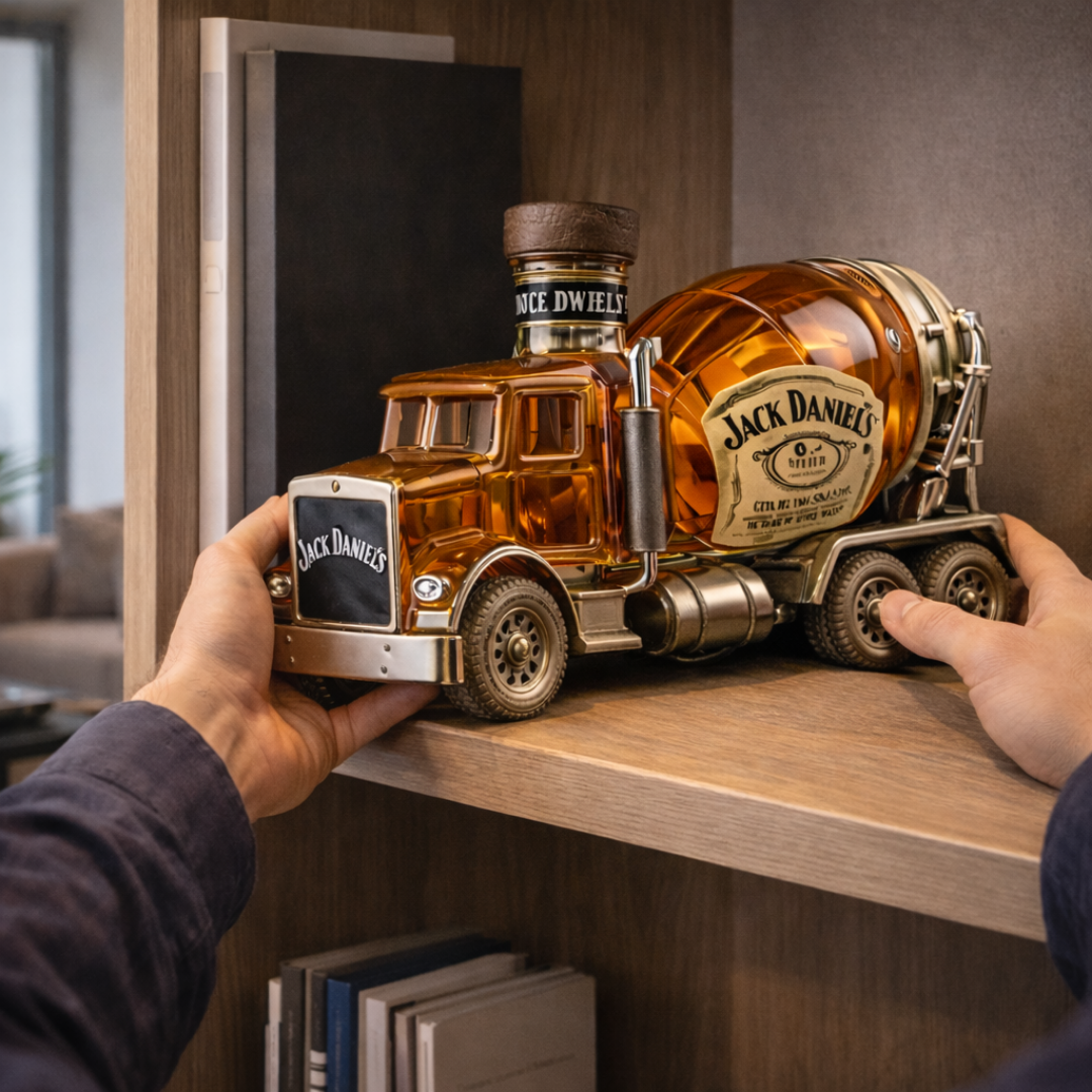 Jack Daniel's Whisky Bottle - Truck Edition